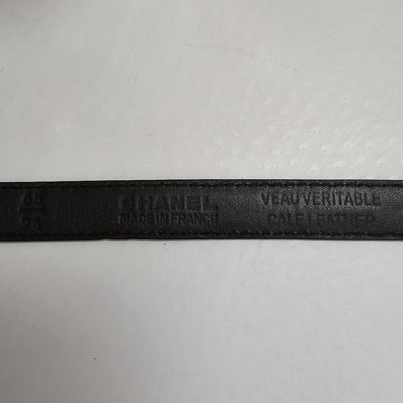 CHANEL Calf Leather Double CC Belt - Picture 6 of 16